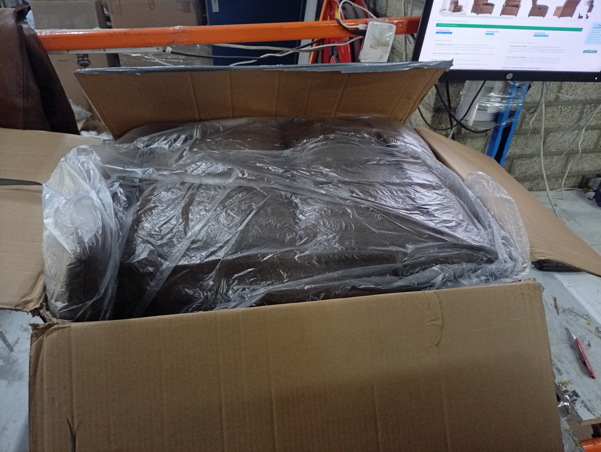 vidaXL Verstelbare Fauteuil Stof Bruin - 60% Korting!