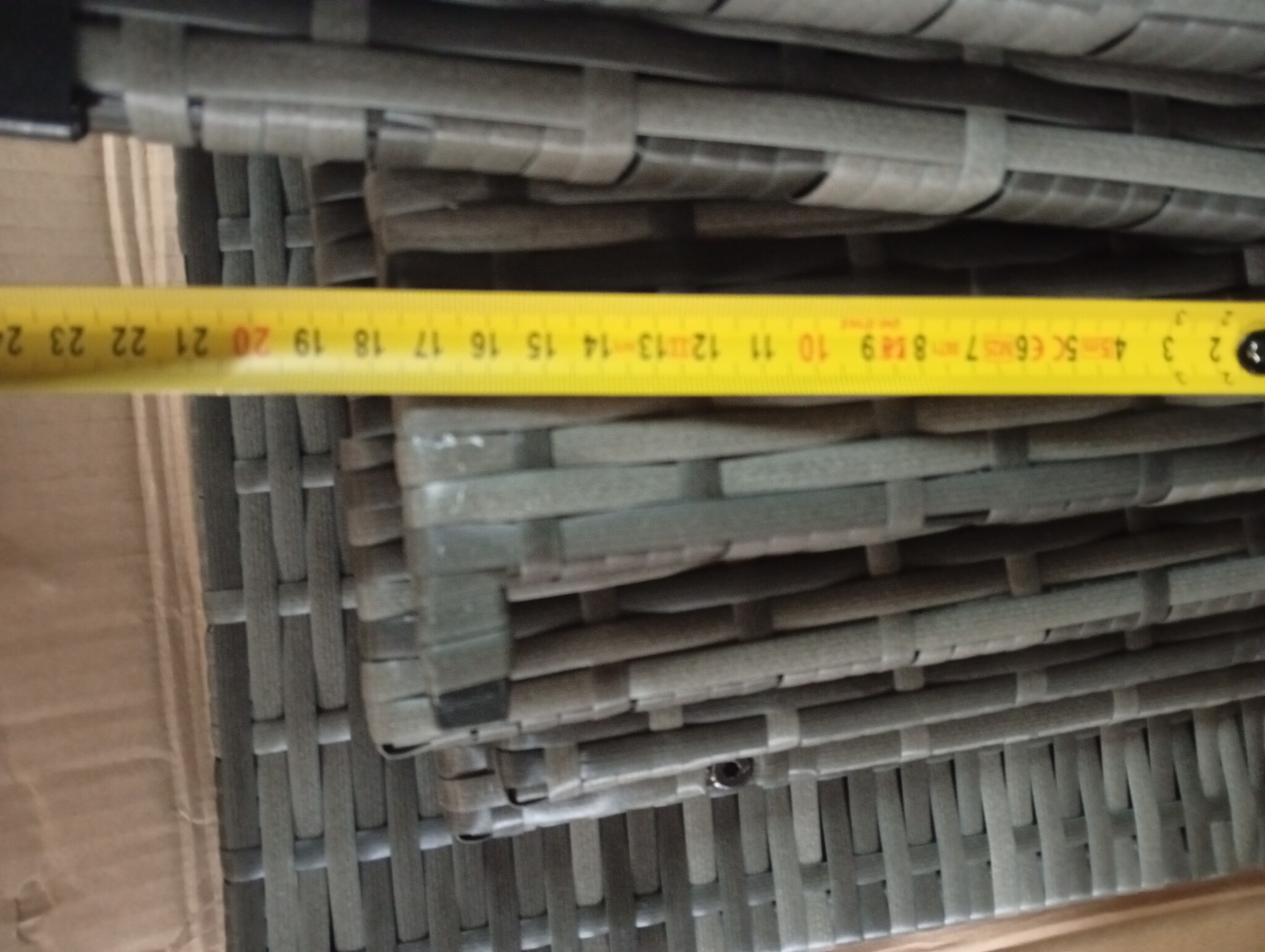 vidaXL Tuinbox Poly Rattan Grijs (180x90x70 cm) - 55% Korting!