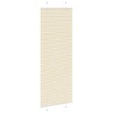 vidaXL Plissé rolgordijn Crème 70x200cm - 40% Korting!
