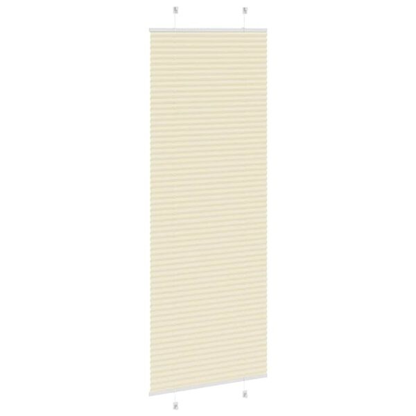 vidaXL Plissé rolgordijn Crème 70x200cm - 40% Korting!
