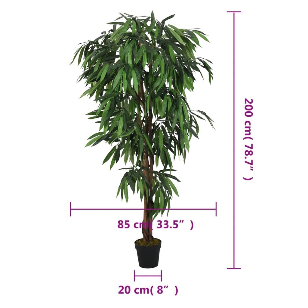 vidaXL Kunstmangoboom 200 cm - 40% Korting!