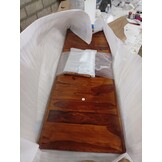 vidaXL Sheeshamhouten Kapstok (118x40cm) - 55% Korting!