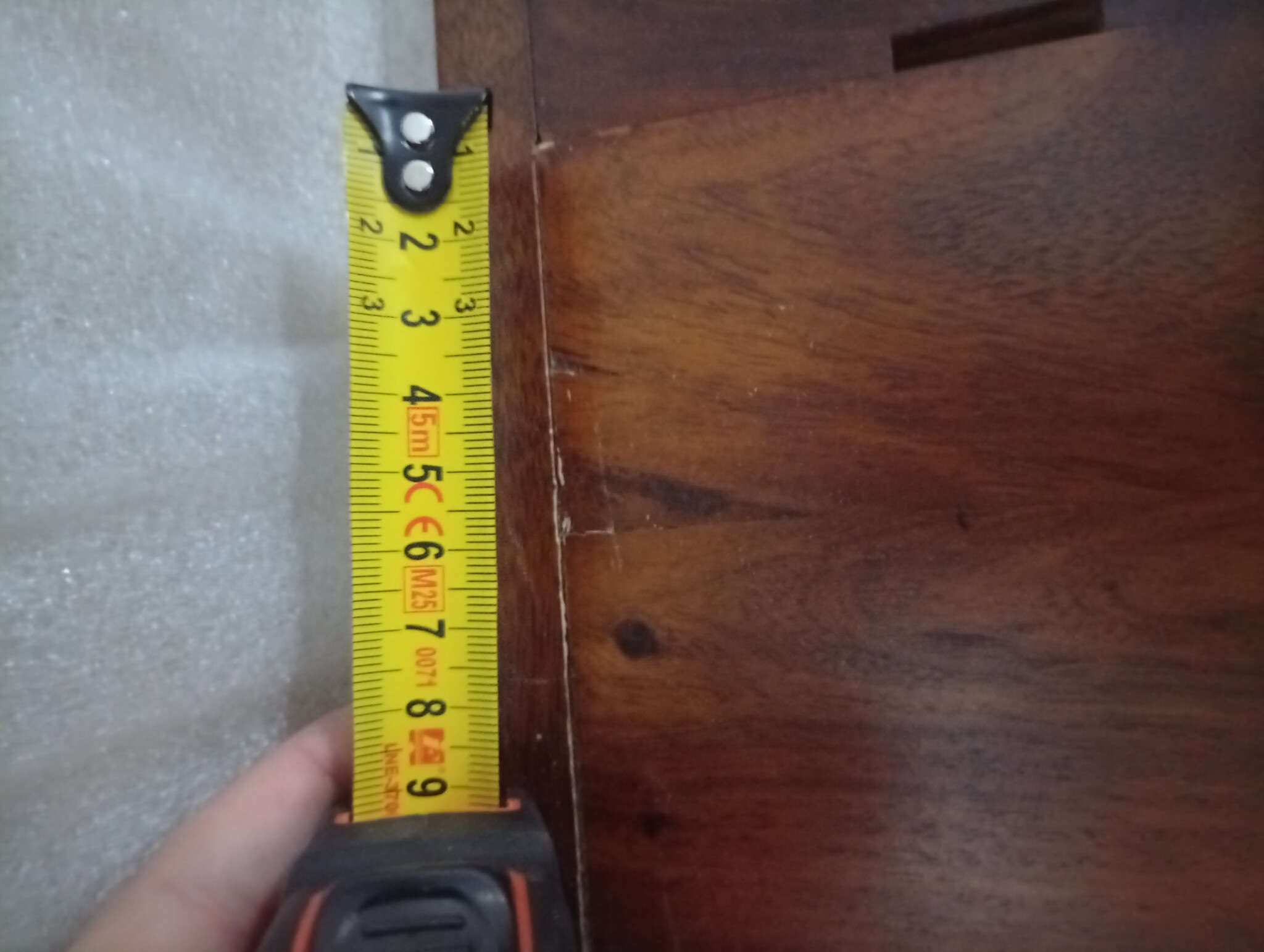 vidaXL Sheeshamhouten Kapstok (118x40cm) - 55% Korting!