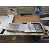 Deurluifel Polycarbonaat Zwart/Transparant 100x75 cm - 55% Korting!