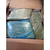 vidaXL Relaxstoel & Voetenbank Fluweel Crèmewit | Nu 55% Korting!