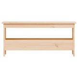 vidaXL Halbankje Grenenhout 100x28x45 cm | 40% Korting