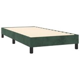 vidaXL Fluweel Bedframe Donkergroen 90x190 cm - Nu met 40% Korting!