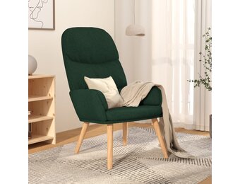 vidaXL Relaxstoel fluweel donkergroen - 60% Korting!