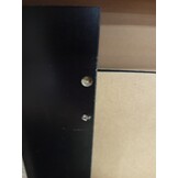 vidaXL Dressoir met LED, 60.5x37x100 cm Zwart - 55% Korting!