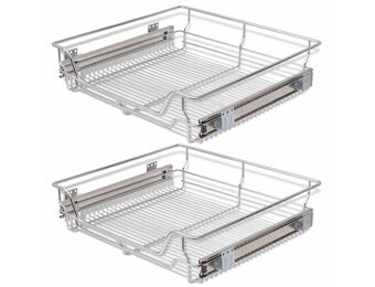 vidaXL Uittrekbare Draadmanden (2 st.) - 40% Korting!