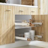 vidaXL Uittrekbare Draadmanden (2 st.) - 40% Korting!