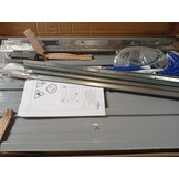 vidaXL Verhoogde Plantenbak Grijs 240x80x77cm - 75% Korting