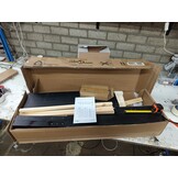 vidaXL Bedframe Grenenhout Zwart 135x190 cm - 55% Korting