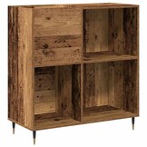 vidaXL Platenkast met Korting - Oud Hout - 40% Korting!