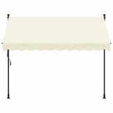 vidaXL Luifel Uittrekbaar Crème (300x150 cm) - 56% Korting!