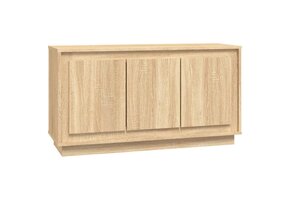 vidaXL Dressoir 102x35x55 cm bewerkt hout sonoma eikenkleurig