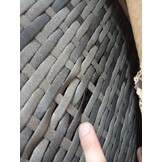 vidaXL Driezitsbank met kussens poly rattan grijs - 64% korting!