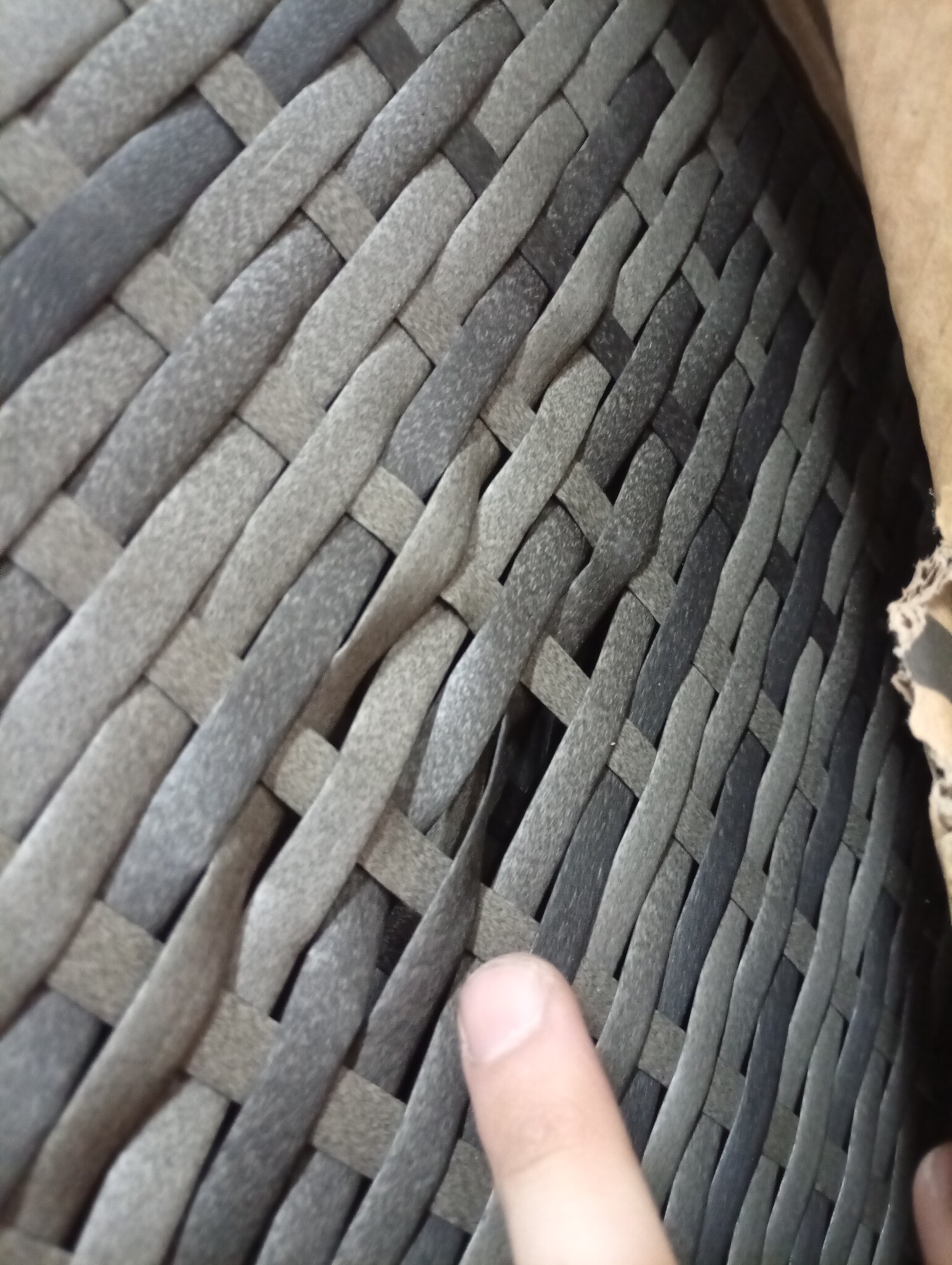 vidaXL Driezitsbank met kussens poly rattan grijs - 64% korting!