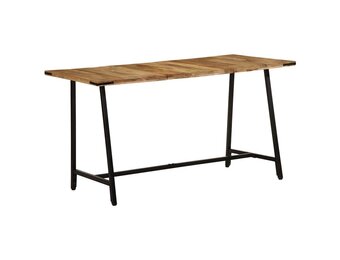 vidaXL Eettafel 140x70x75 cm massief mangohout