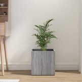 Plantenbak 40x40x40cm Grijs Sonoma Eiken (90% korting!)