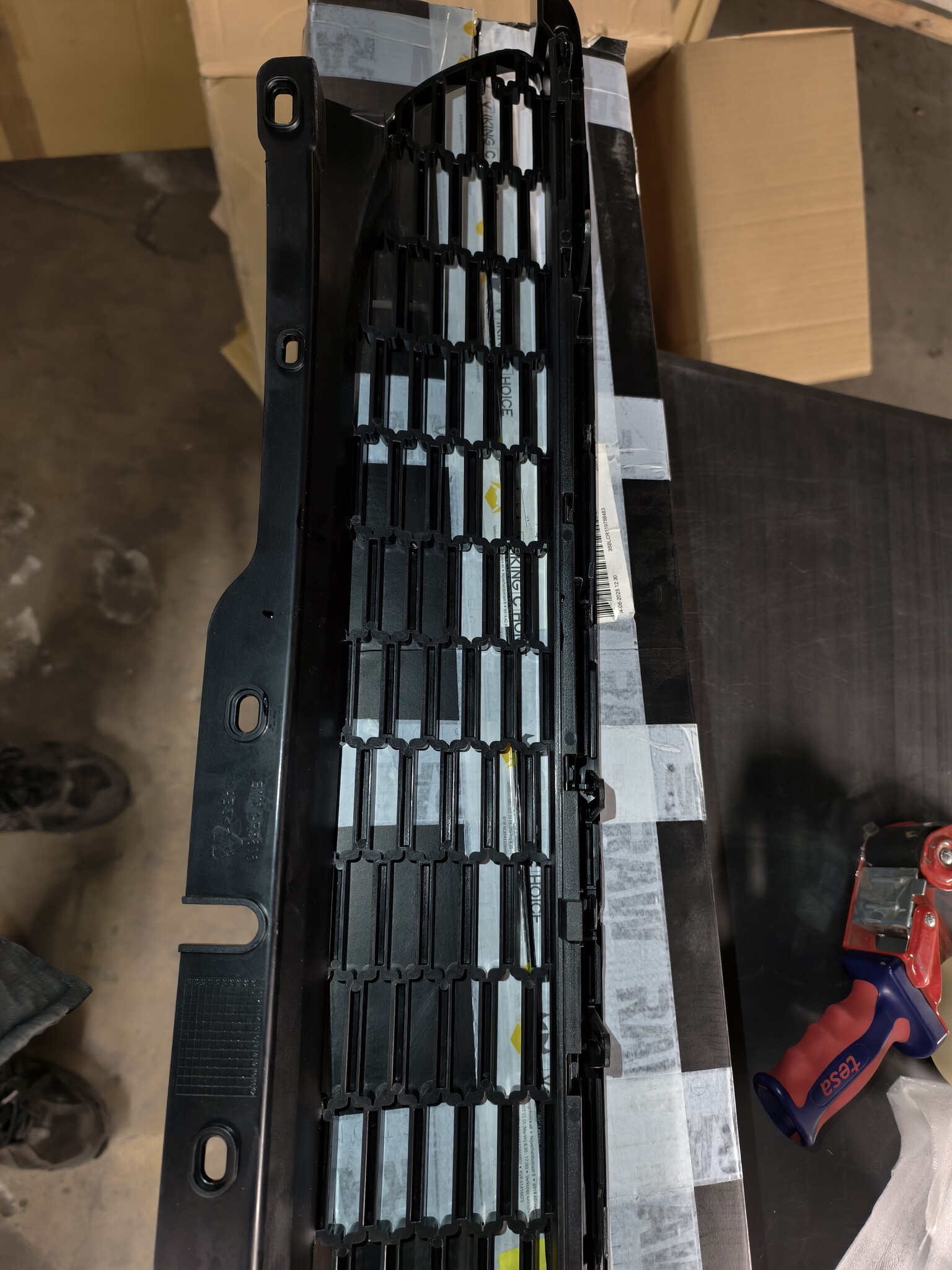 Grill MINI COOPER R56/57/55 06-09 JCW GLANZEND ZWART