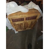 vidaXL Dressoir 65x30x75 cm massief ruw mangohout