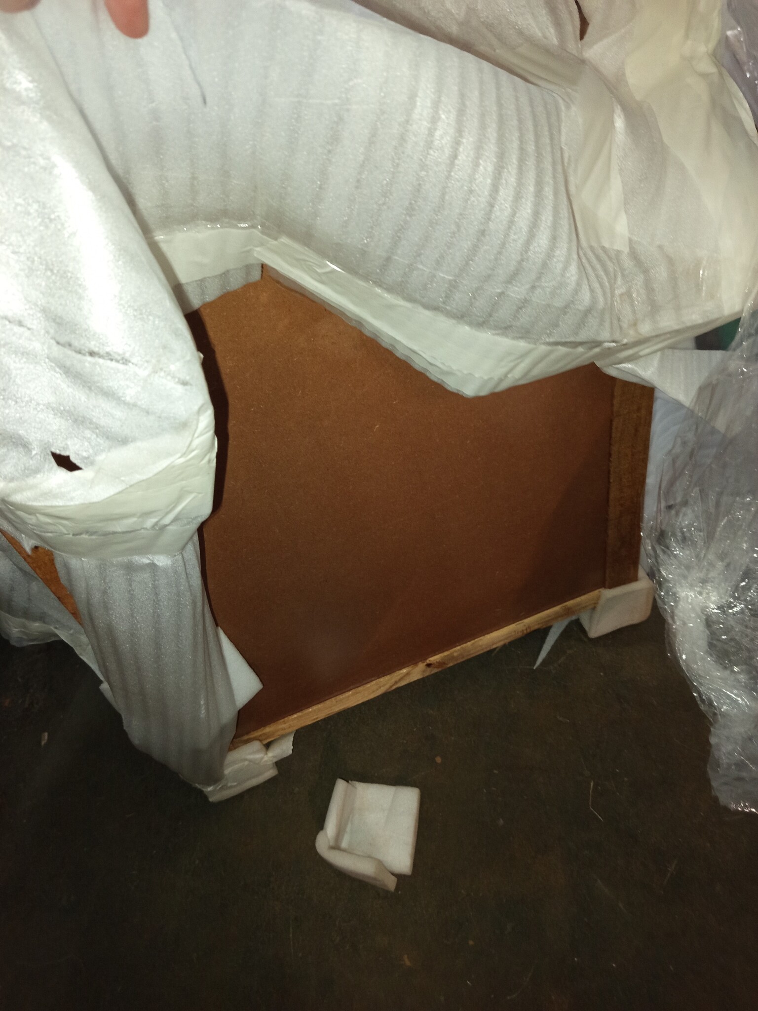 vidaXL Dressoir 65x30x75 cm massief ruw mangohout