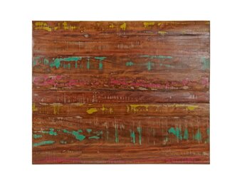 vidaXL Tafelblad rechthoekig 90x80x2,5 cm massief gerecycled hout