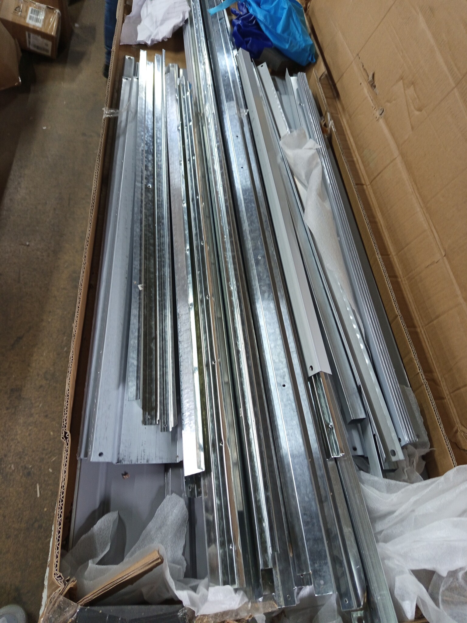 vidaXL Tuinbox 171x99x93 cm grijs