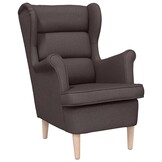 vidaXL Fauteuil Donkerbruin - Geretourneerd met 40% Korting!