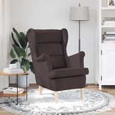 vidaXL Fauteuil Donkerbruin - Geretourneerd met 40% Korting!