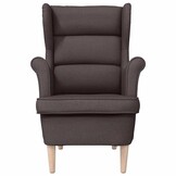 vidaXL Fauteuil Donkerbruin - Geretourneerd met 40% Korting!