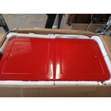 vidaXL Koelbox op wielen 92x43x89 cm rood - 55% Korting!