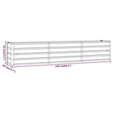 vidaXL Verhoogde Plantenbak 240x40x45 cm Cortenstaal - 64% Korting