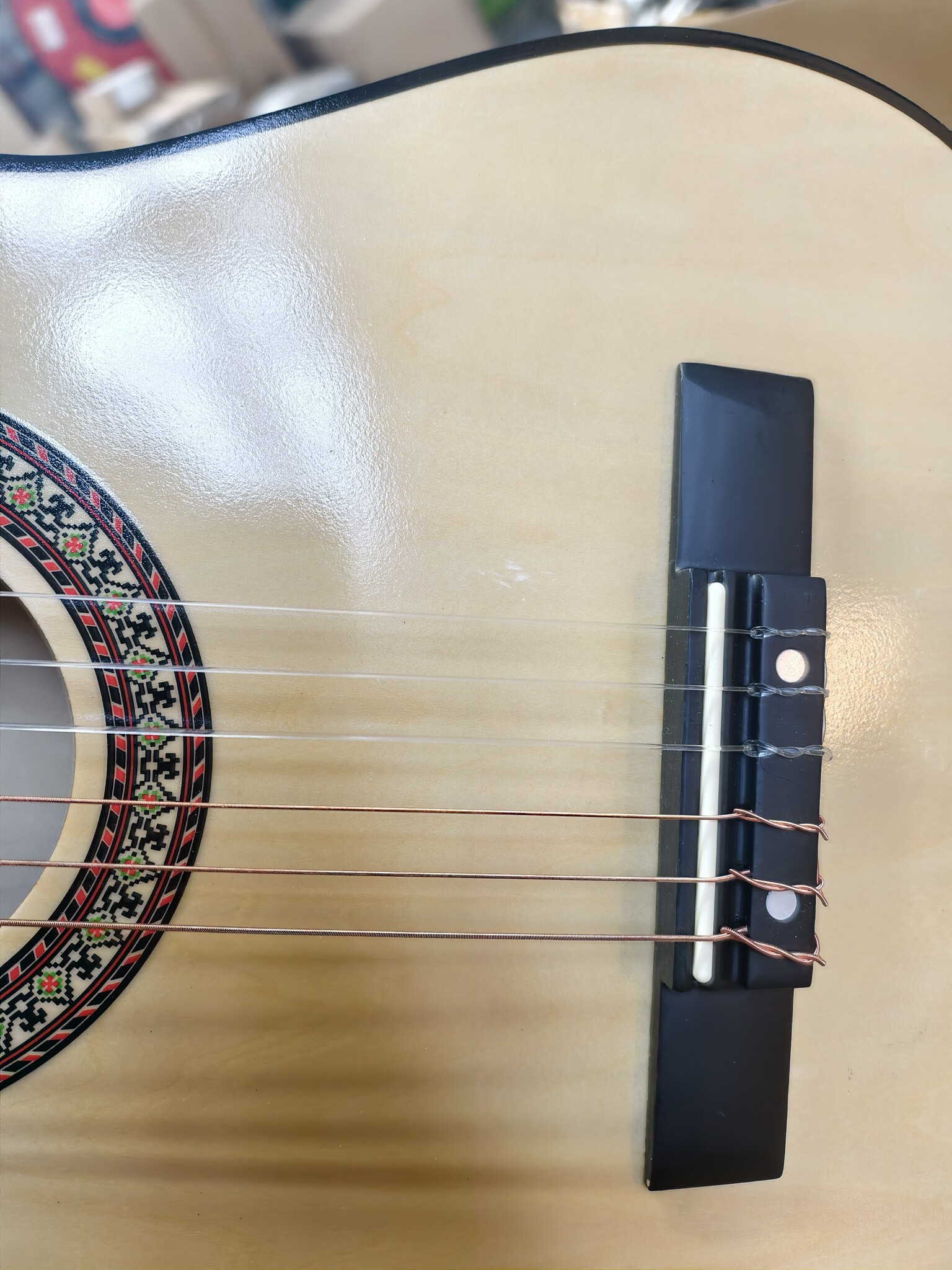 Houten Kindergitaar ECOTOYS - 40% Korting - Vanaf 3 Jaar