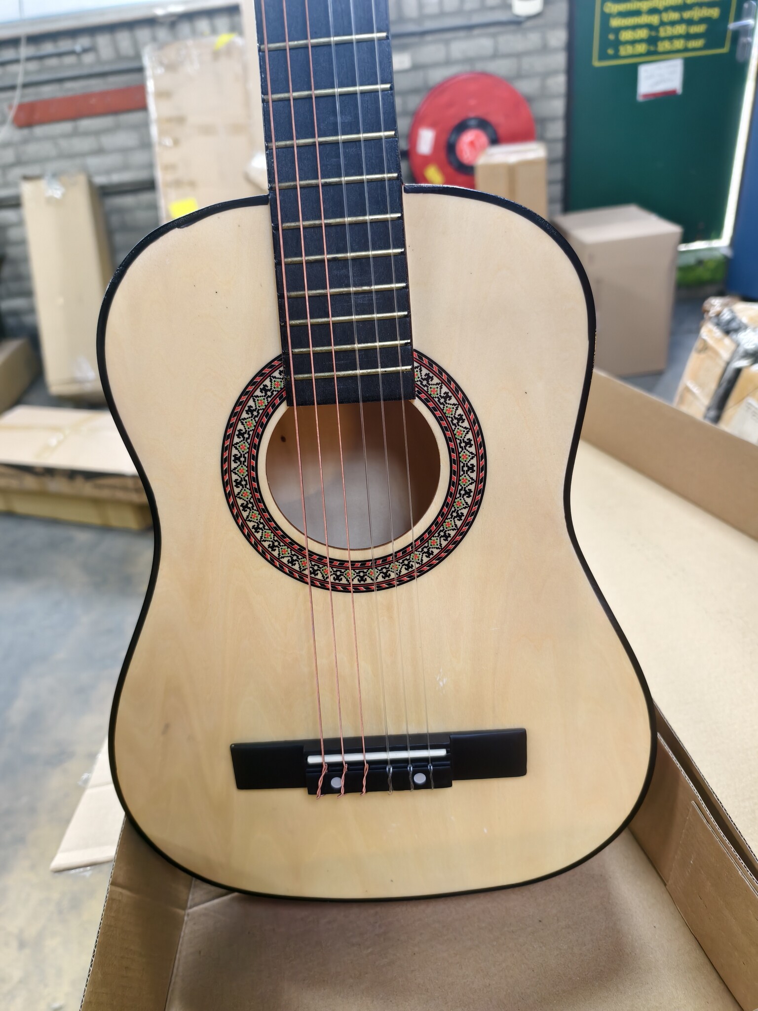 Houten Kindergitaar ECOTOYS - 40% Korting - Vanaf 3 Jaar