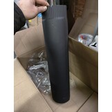Zwarte Kachelpijp Staal Ø 120mm - 50cm - 40% Korting