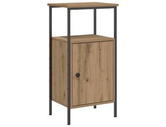 vidaXL Nachtkastje Artisanaal Eiken - 40% Korting