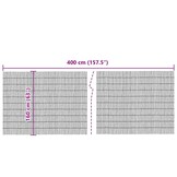vidaXL Riet Omheining Bruin (400x160cm) - 55% KORTING!