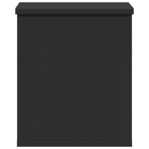 vidaXL Opbergbox 30x35x35 cm | Bewerkt Hout Zwart | -68%