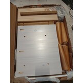 vidaXL Nachtkastje MOLDE Wit - 40x35x48cm Massief Grenenhout - 55% Korting