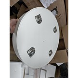 Houten Salontafel met Opbergruimte - 60x60x40 cm - Wit (67% Korting)