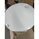 Houten Salontafel met Opbergruimte - 60x60x40 cm - Wit (67% Korting)