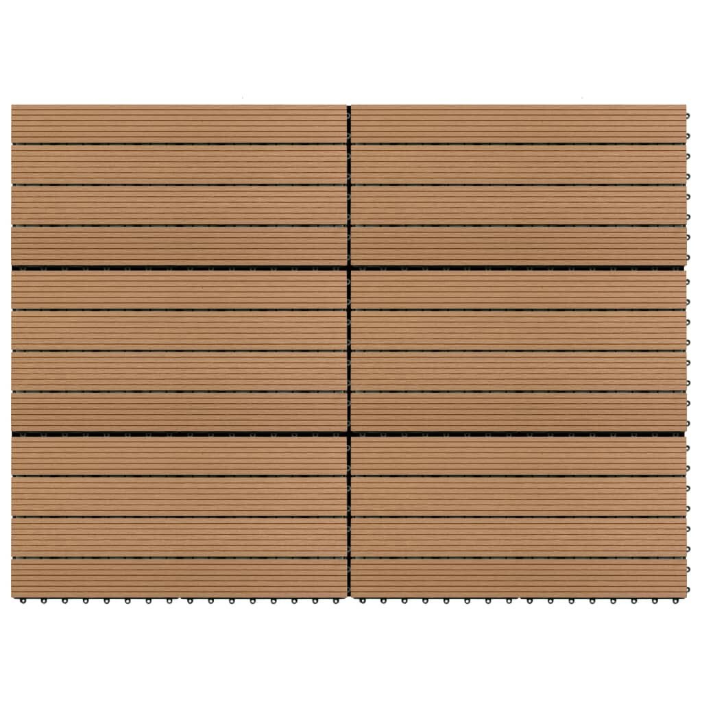 VidaXL Terrastegels Bruin (60x30 cm) - 53% Korting!