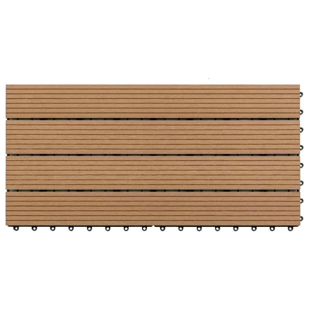 VidaXL Terrastegels Bruin (60x30 cm) - 53% Korting!