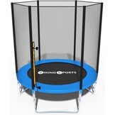 Trampoline 183 cm Blauw met Veiligheidsnet - Ongebruikt (krasjes)