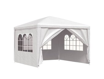 vidaXL Partytent 3x3m Wit - Nu 40% Korting!