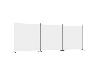 vidaXL Kamerscherm Wit 3 Panelen - 35% Korting