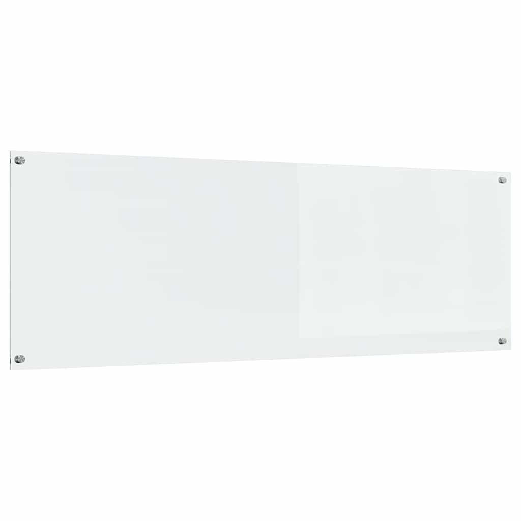 vidaXL Keuken Achterwand Gehard Glas Doorzichtig 120x40cm - Nu 55% Korting!