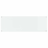 vidaXL Keuken Achterwand Gehard Glas Doorzichtig 120x40cm - Nu 55% Korting!